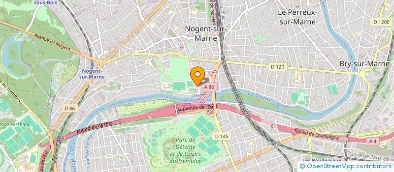 localisation de l'entreprise M.A.I.S.S.A  NOGENT-SUR-MARNE