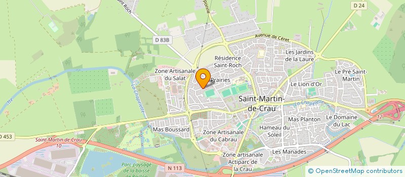 localisation de l'entreprise M.A.I.V. à SAINT-MARTIN-DE-CRAU
