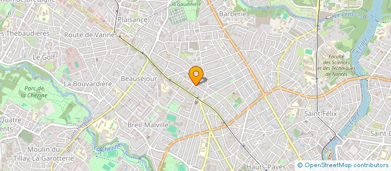localisation de l'entreprise M.A IMMO à NANTES