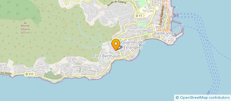 localisation de l'entreprise M A IMMOBILIER à AJACCIO