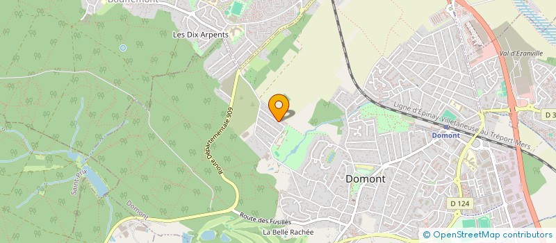localisation de l'entreprise M.A IMMOBILIER  DOMONT