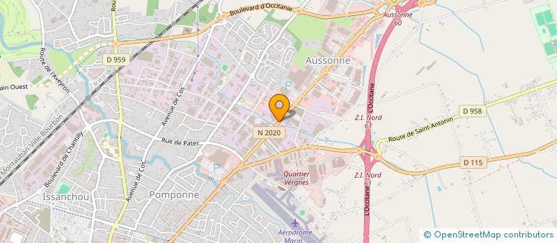 localisation de l'entreprise M.A IMMOBILIER  MONTAUBAN