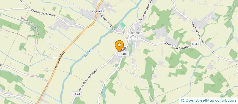 localisation de l'entreprise M.A INVEST  BEAUMONT-SUR-LEZE