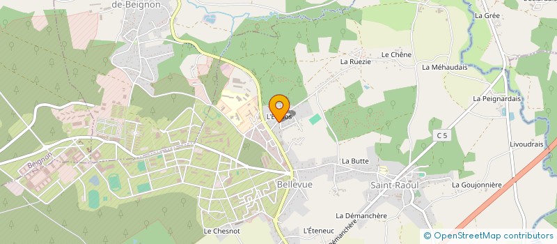 localisation de l'entreprise M.A.J.  GUER