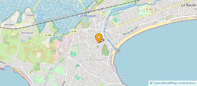 localisation de l'entreprise M.A.J.  LE POULIGUEN