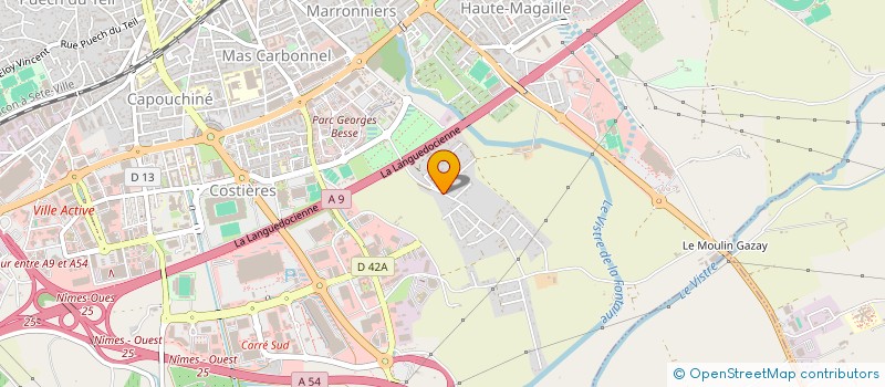 localisation de l'entreprise M.A.J.U  NIMES