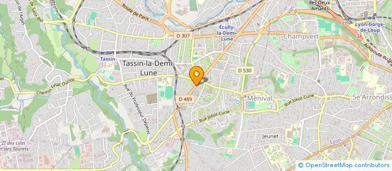 localisation de l'entreprise M & A JAOUI à TASSIN-LA-DEMI-LUNE