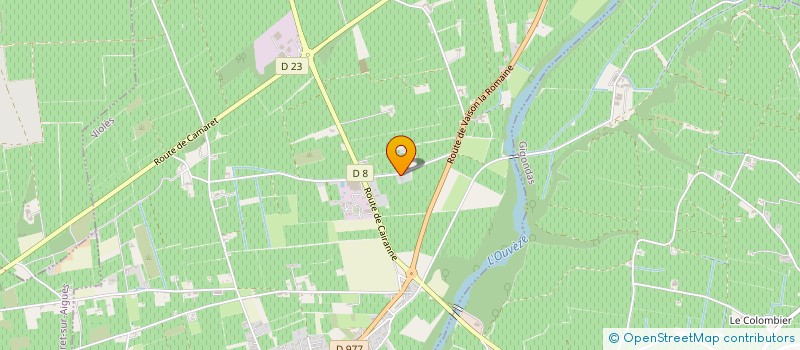 localisation de l'entreprise M.A.K.  JONQUIERES