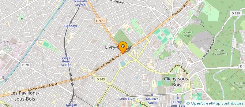 localisation de l'entreprise M.A.K. à LIVRY GARGAN