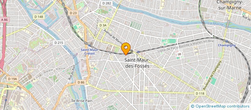 localisation de l'entreprise M.A.K. à SAINT-MAUR-DES-FOSSES