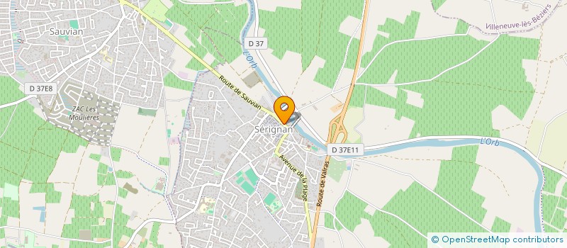 localisation de l'entreprise M.A.K CONSTRUCTION  BEZIERS