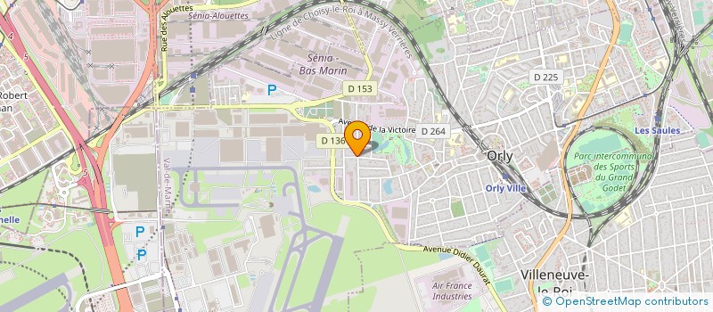 localisation de l'entreprise M.A.K PRIMEURS  ORLY