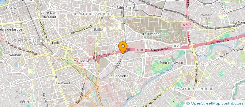 localisation de l'entreprise M.A.L à MARSEILLE