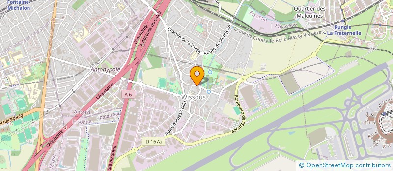 localisation de l'entreprise M.A.M 1224 à WISSOUS