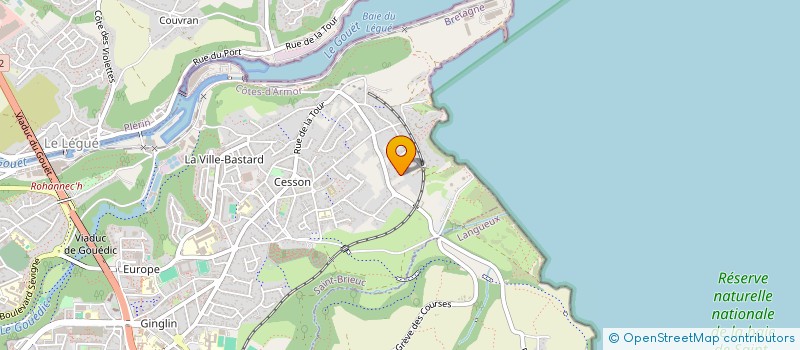 localisation de l'entreprise M.A.M à SAINT-BRIEUC