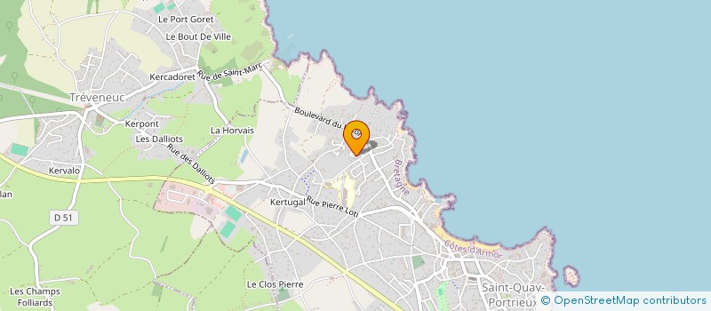 localisation de l'entreprise M.A.M.B  SAINT-QUAY-PORTRIEUX