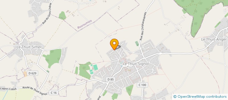 localisation de l'entreprise M.A.M.C  LE THUIT DE L'OISON