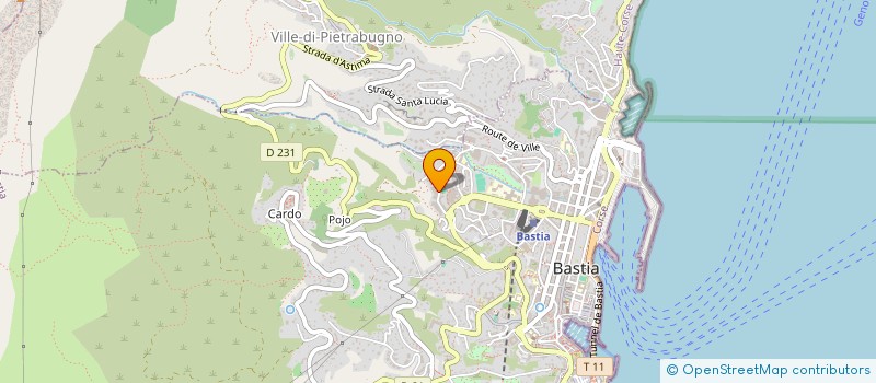localisation de l'entreprise M A M CONSTRUCTION BTP à BASTIA