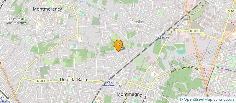 localisation de l'entreprise M.A.M.G. IMMO  DEUIL LA BARRE