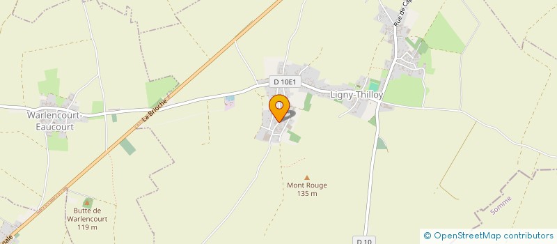 localisation de l'entreprise M.A.M LES P'TITS OISEAUX BLEUS à LIGNY-THILLOY
