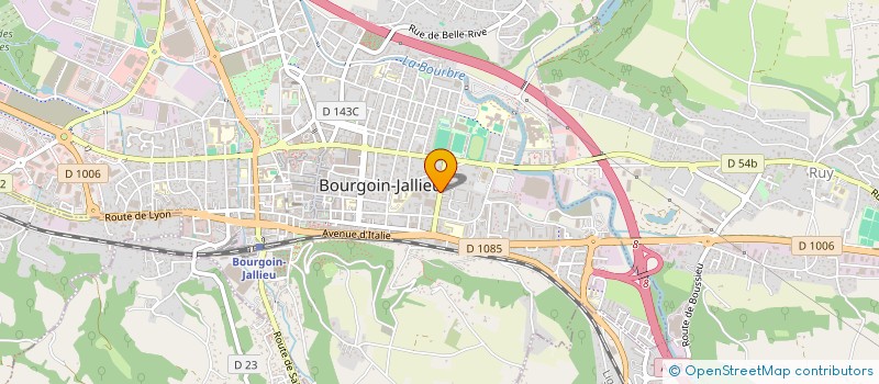 localisation de l'entreprise M.A.M. LES PETITS POUSSENT à BOURGOIN-JALLIEU
