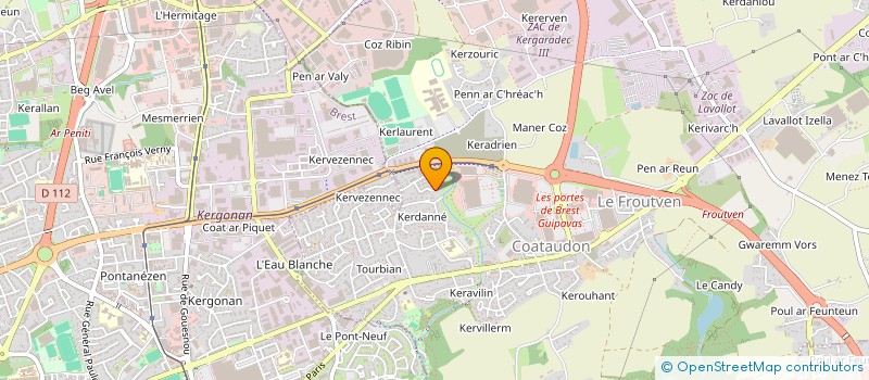 localisation de l'entreprise M.A.M. LES RAZMOCKETS à GUIPAVAS