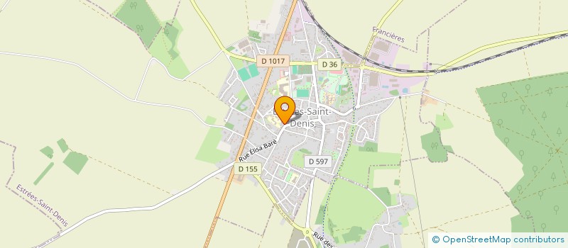 localisation de l'entreprise M.A.M LIBELLULE  ESTREES-SAINT-DENIS