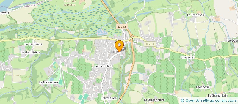 localisation de l'entreprise M.A.M. MAISON D'ASSISTANTE MATERNELLE LES P'TITES PAPOUILLES à OREE-D'ANJOU
