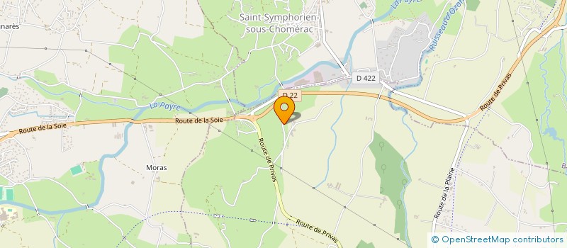 localisation de l'entreprise M.A.M MOI TOUT SEUL !  SAINT-LAGER-BRESSAC