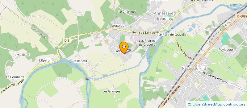 localisation de l'entreprise M.A.M NOS PETITS LOUPS D AMOUR à ANNESSE-ET-BEAULIEU
