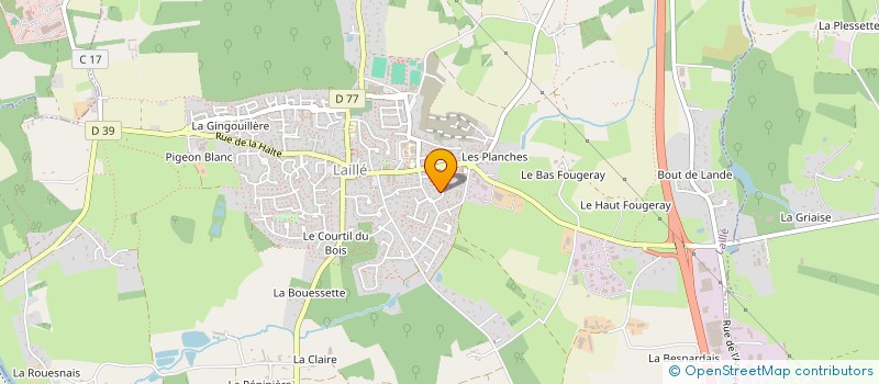 localisation de l'entreprise M.A.M POM' DE REINETTE à LAILLE