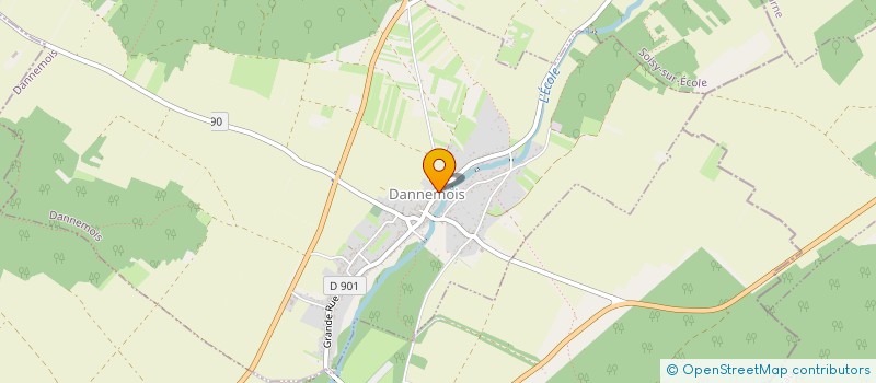 localisation de l'entreprise M.A.M RIVER  DANNEMOIS