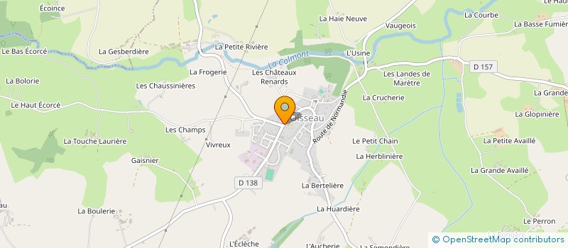 localisation de l'entreprise M.A.M. - UN PAS APRES L'AUTRE  OISSEAU