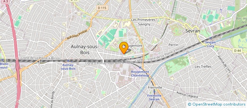 localisation de l'entreprise M-A-M VTC à SEVRAN