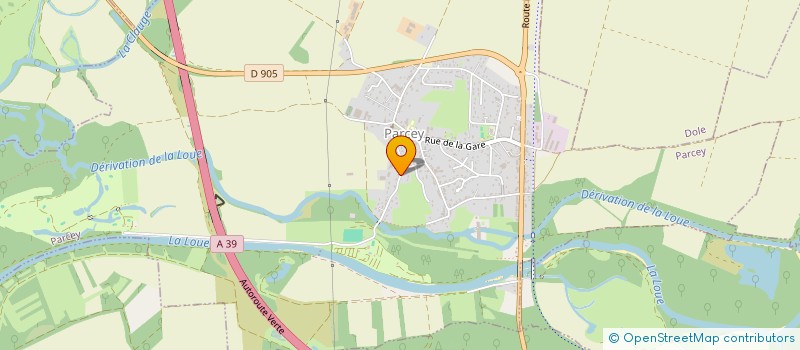 localisation de l'entreprise M.A MACONNERIE  PARCEY