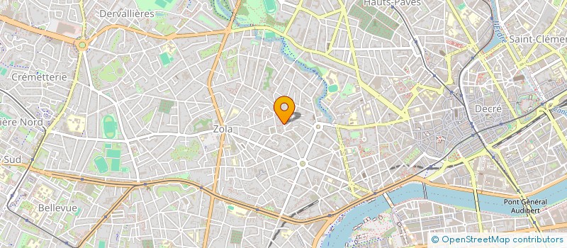 localisation de l'entreprise M.A MILO à NANTES