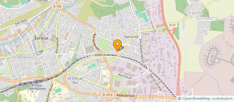 localisation de l'entreprise M.A.N  EVREUX