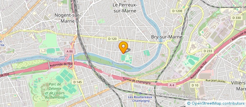 localisation de l'entreprise M.A.N à LE PERREUX-SUR-MARNE