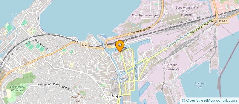 localisation de l'entreprise M.A.N à SETE