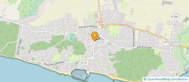 localisation de l'entreprise M.A.N.C.A.M. à JARD-SUR-MER