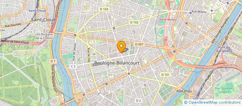 localisation de l'entreprise M.A.N. CONSEIL à BOULOGNE-BILLANCOURT