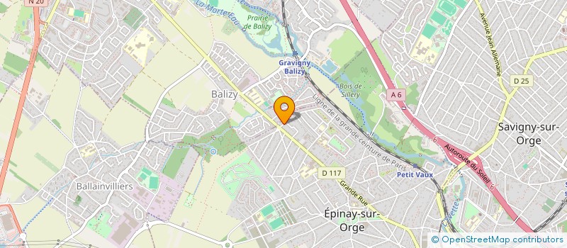 localisation de l'entreprise M.A.N.S  EPINAY-SUR-ORGE