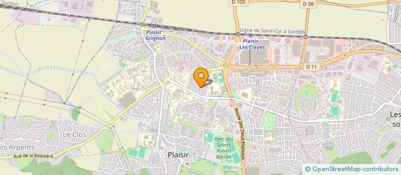 localisation de l'entreprise M.A.N. SOLUTIONS  PLAISIR