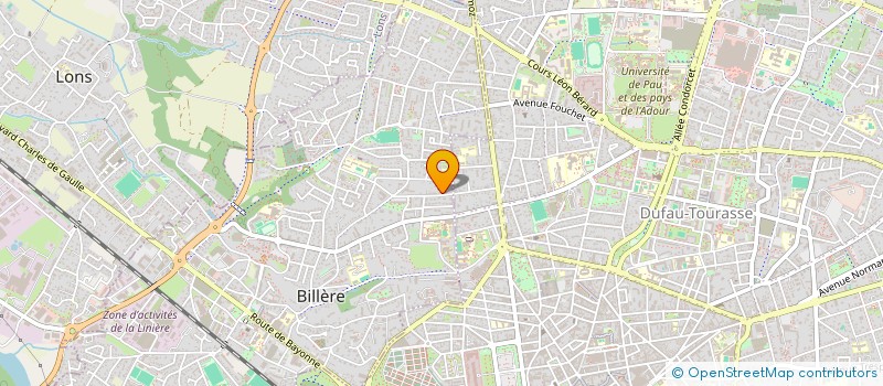 localisation de l'entreprise M.A.N.T  BILLERE