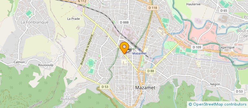 localisation de l'entreprise M.A. NOBELLA  MAZAMET