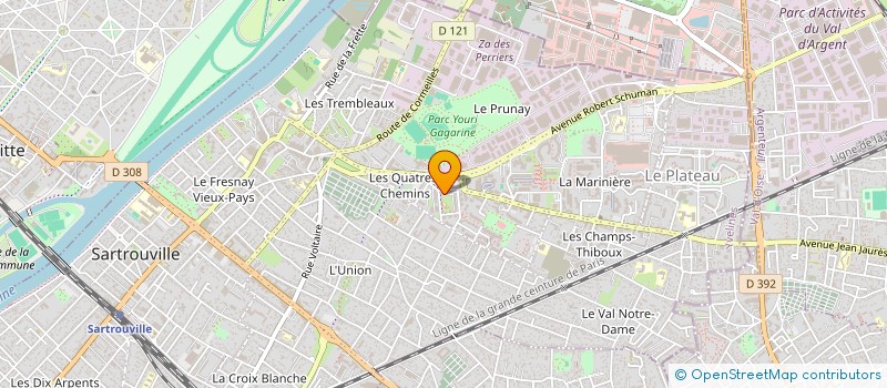 localisation de l'entreprise M.A NUMIDIE à SARTROUVILLE