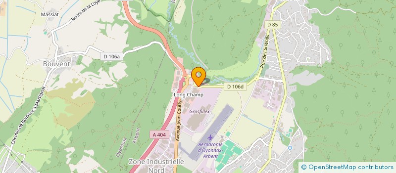 localisation de l'entreprise M.A.O. à ARBENT