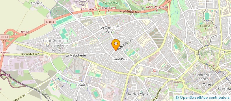 localisation de l'entreprise M.A.O  CAEN