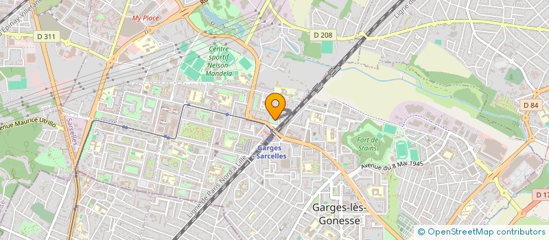 localisation de l'entreprise M A O H à SARCELLES