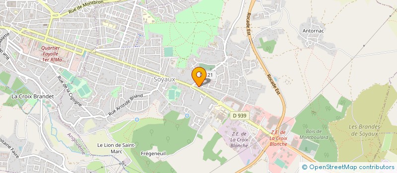 localisation de l'entreprise M.A.P. à SOYAUX